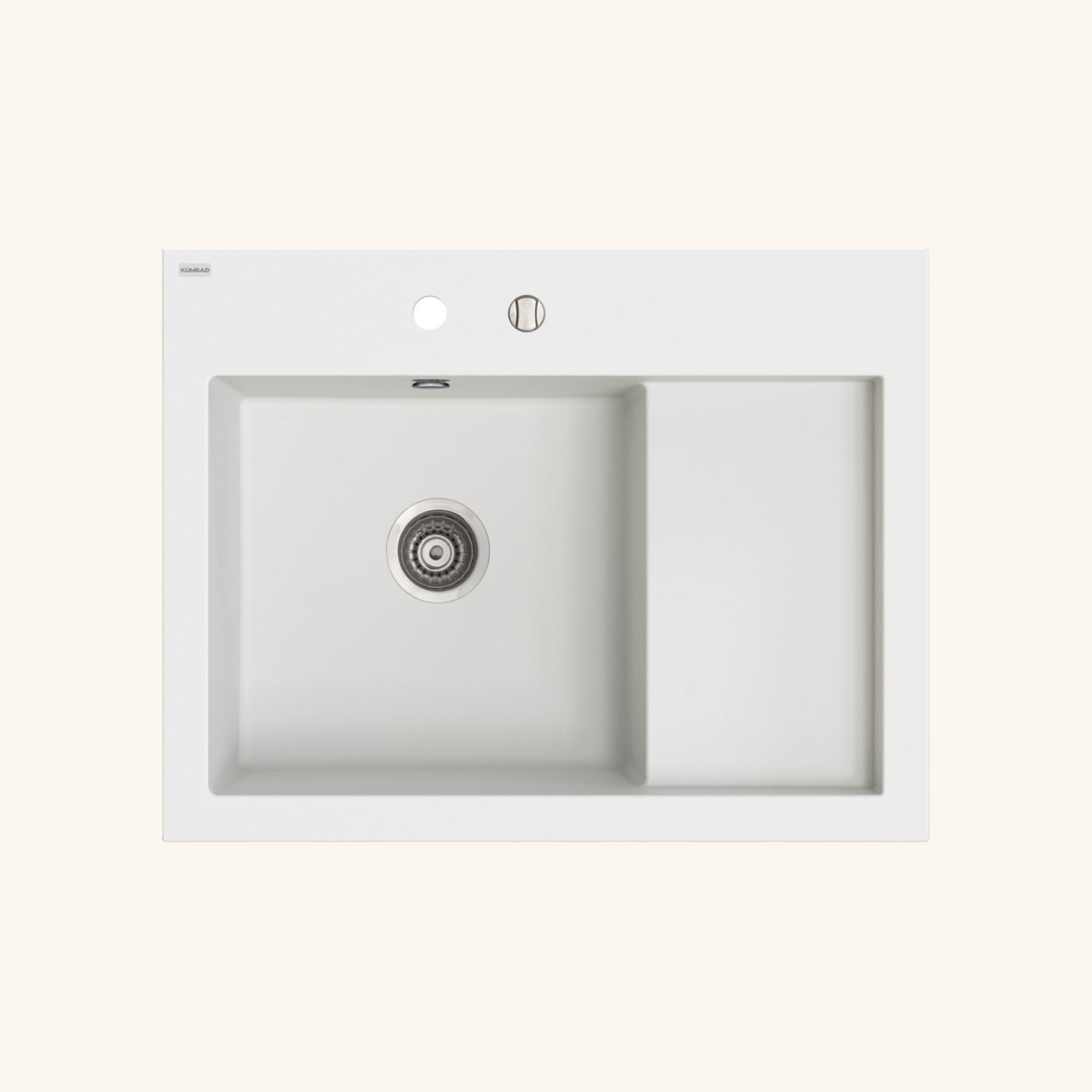 Vidage automatique gain de place 1 bac CUIPD013 pour évier granit - Siphon gain de place