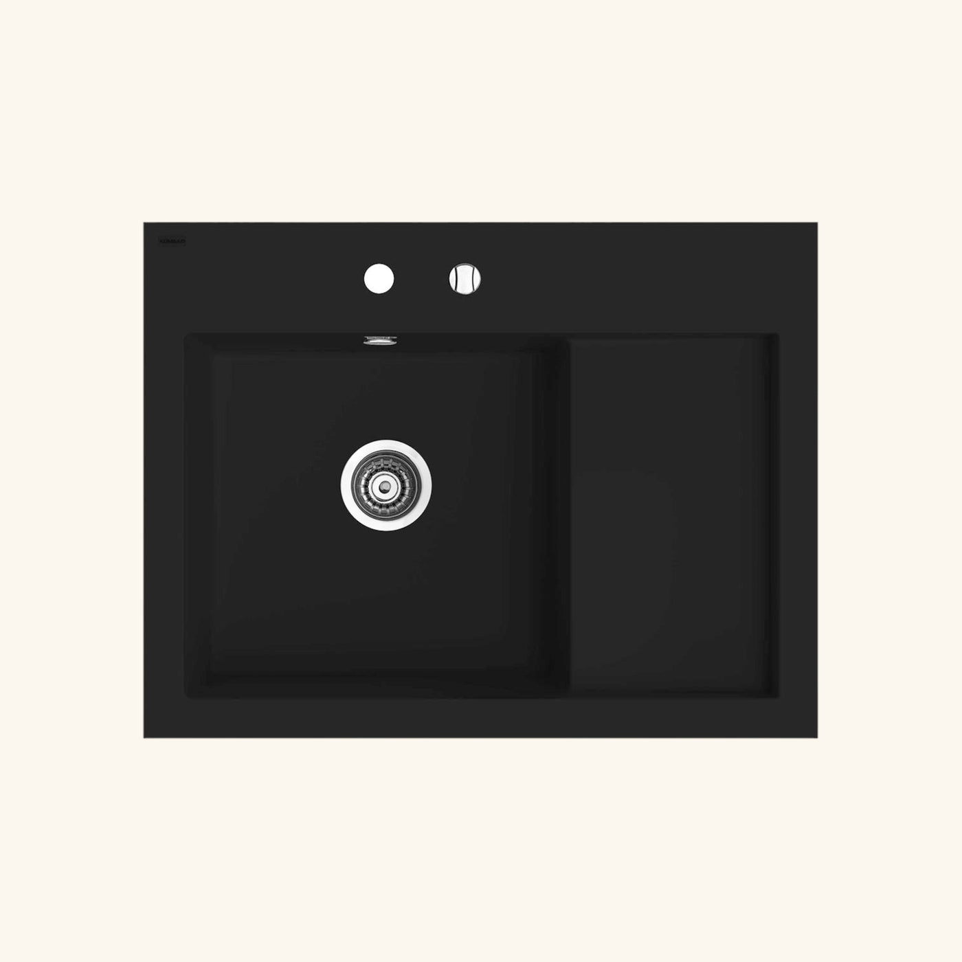 Vidage automatique gain de place 1 bac CUIPD013 pour évier granit - Siphon gain de place