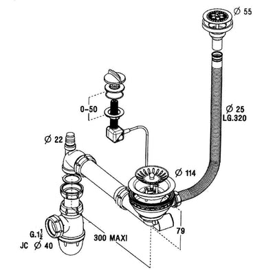 Vidage automatique 1 bac CUIPD017