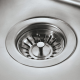 Vidage manuel 1 bac CUIPD245 pour évier inox Luisina VIBRATO - Siphon gain de place