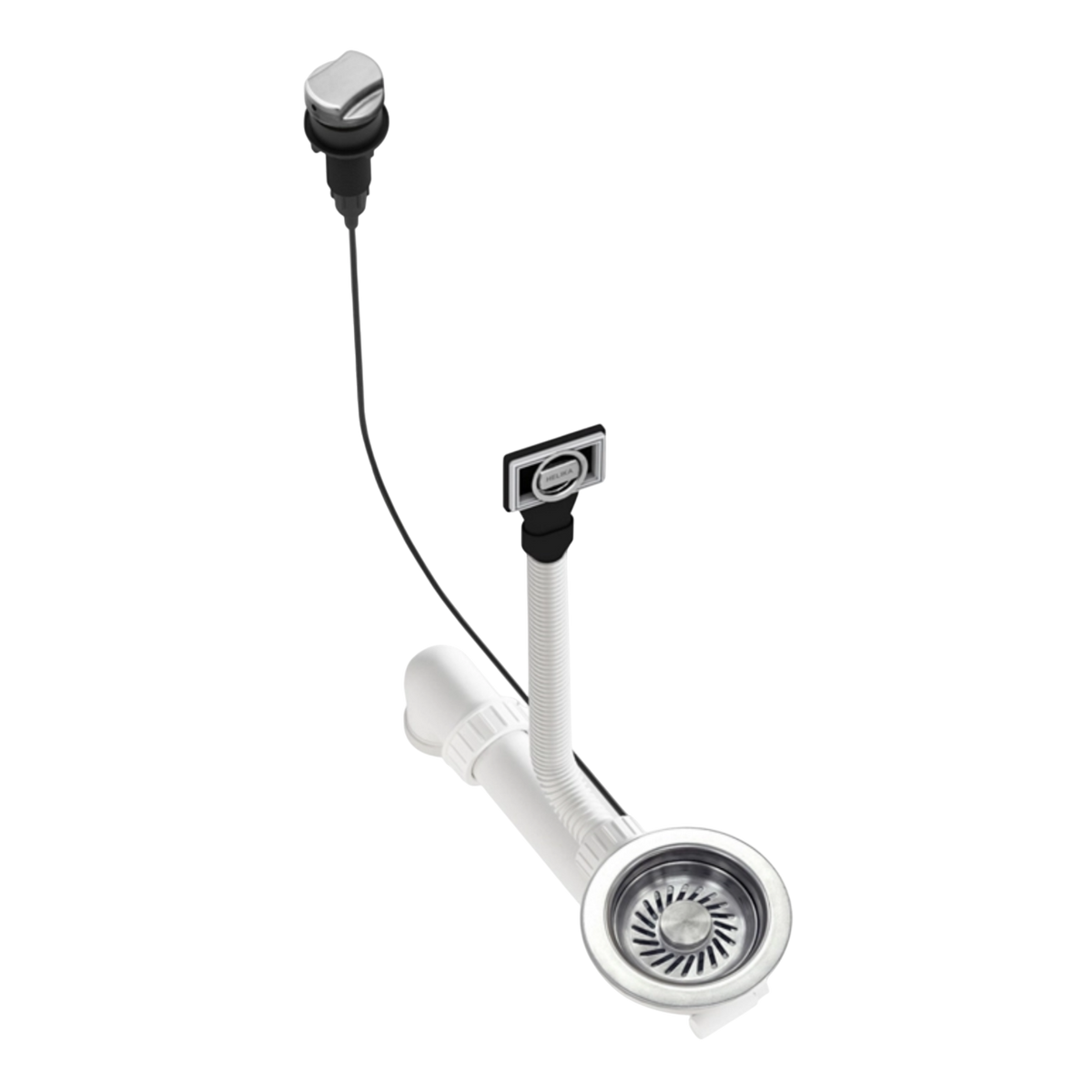 Vidage automatique 1 bac pour évier granit CUIPD256