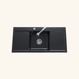 Vidage automatique 1 bac CUIPD368 / CUIPD019 évier CLEYA et V&B ARCHITECTURA - Siphon gain de place