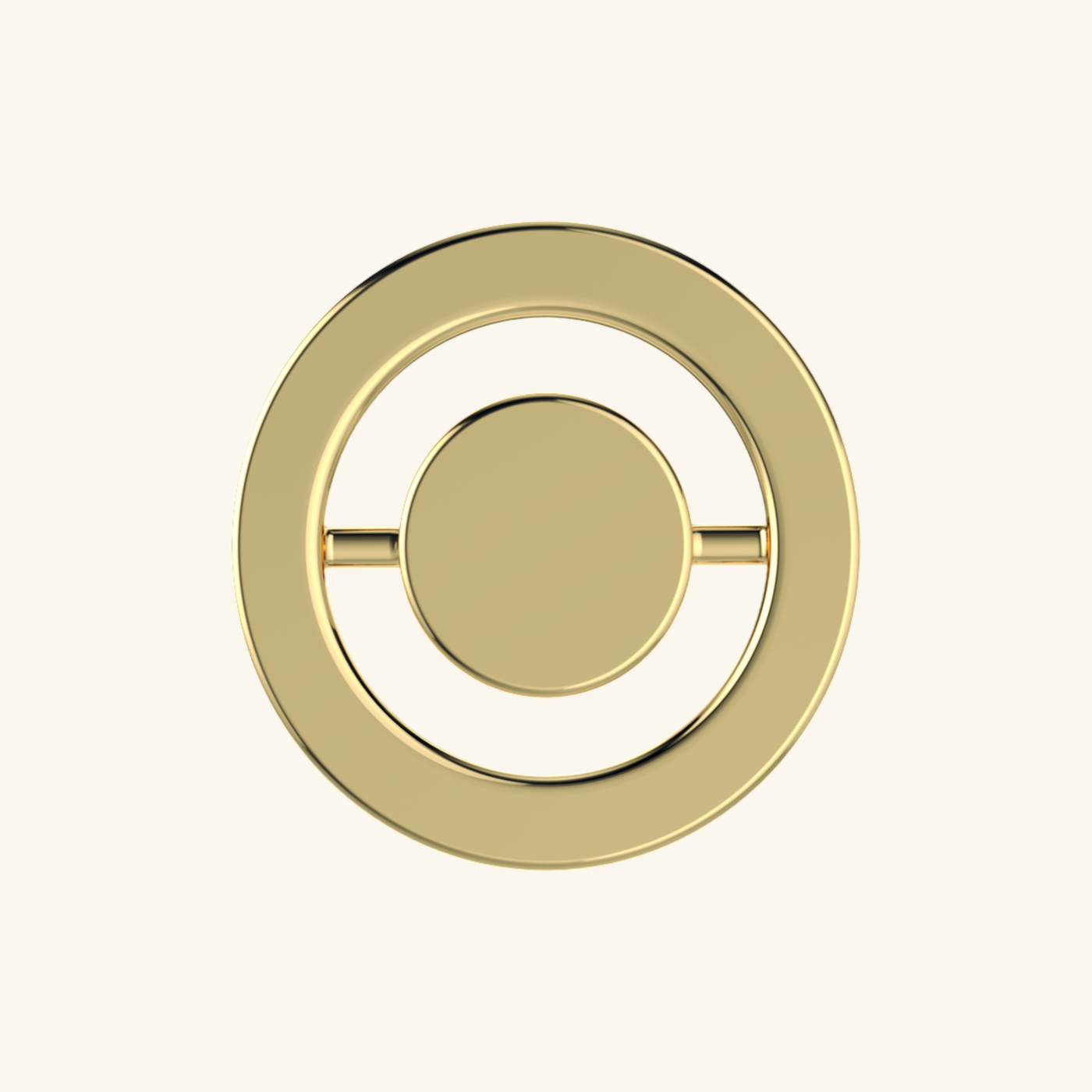 Trop plein rond doré pour évier Villeroy & Boch