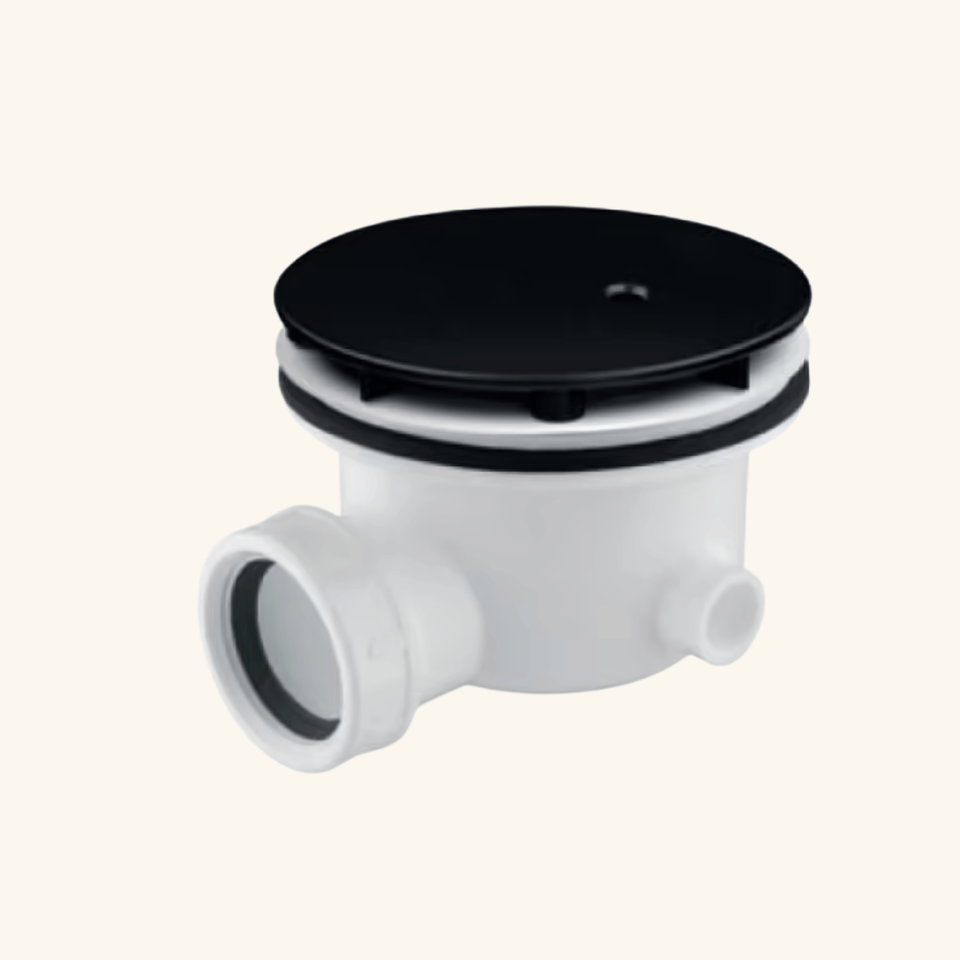 Bonde receveur de douche LUCIE diamètre 90 noir