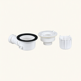 Bonde receveur de douche LUCIE diamètre 90 noir