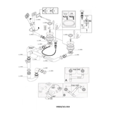 Vidage automatique 2 bacs CUIPD672-D - Siphon gain de place