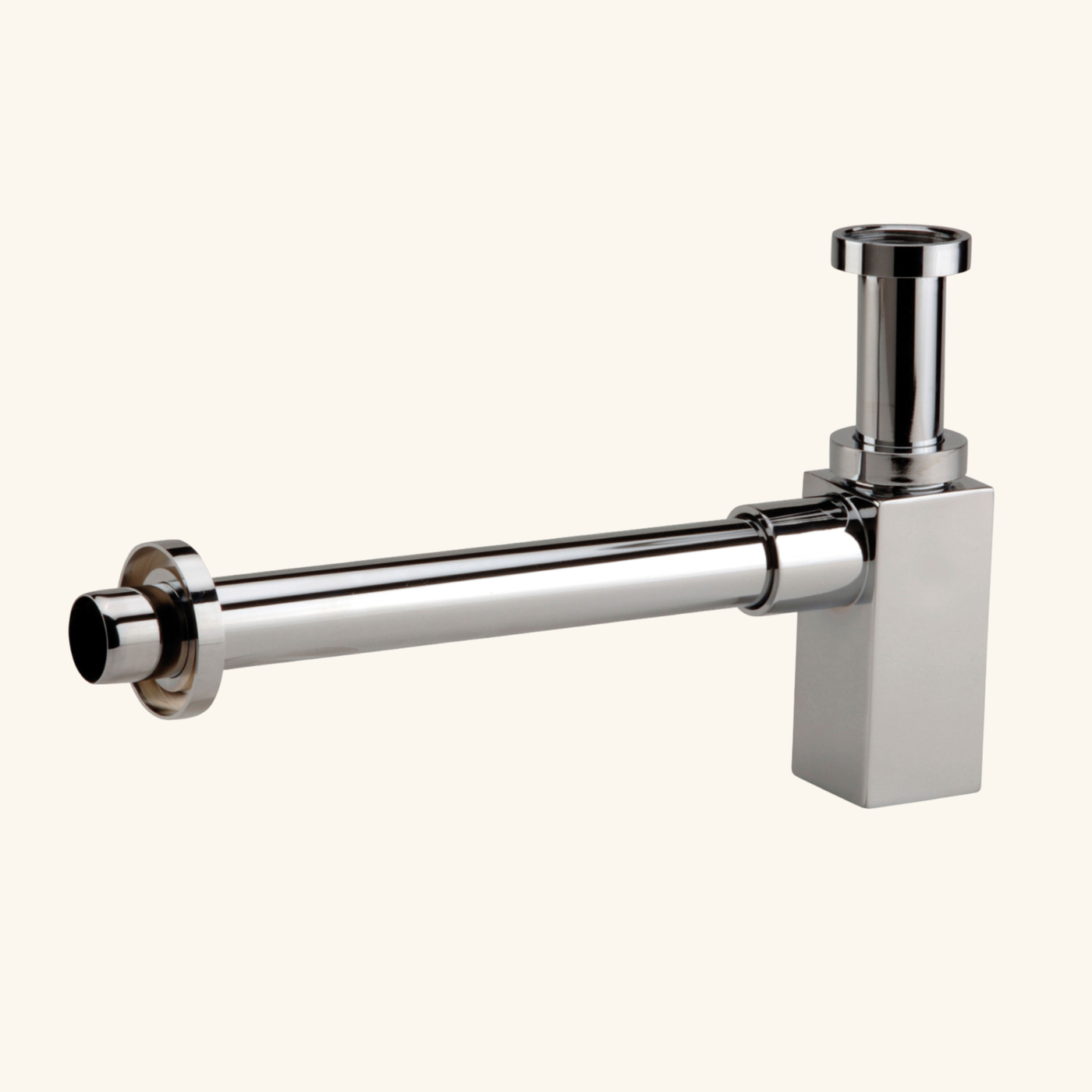 Siphon chromé carré LUISINA pour vasque