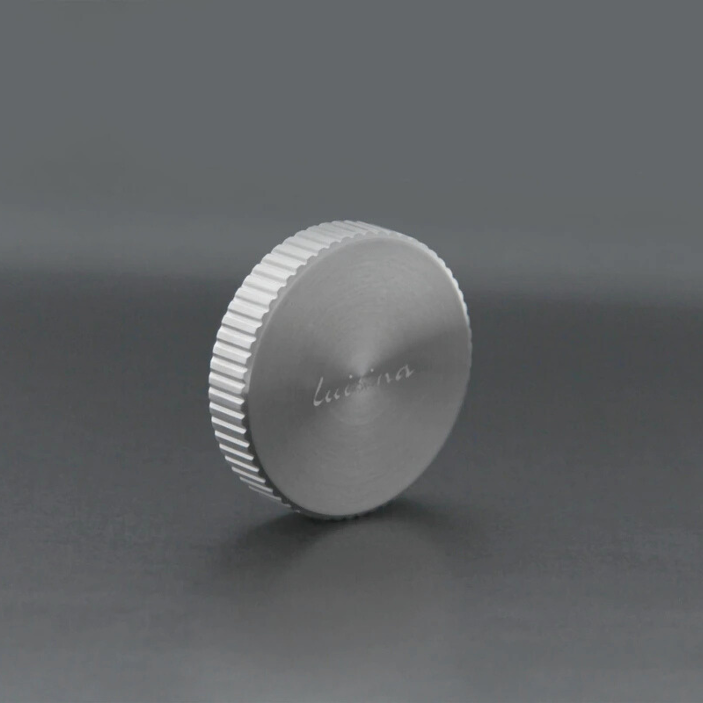 Bouton vidage automatique évier Luisina rond cannelé inox