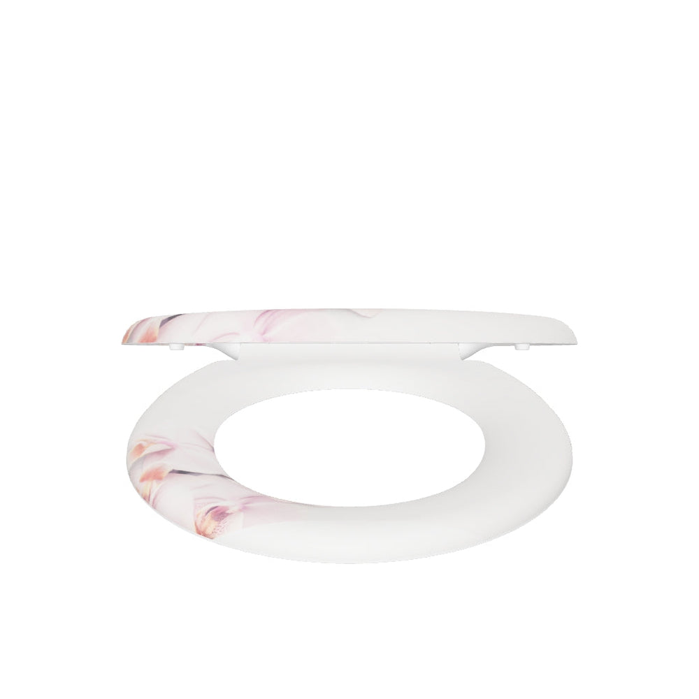 Abattant WC ovale en duroplast ORCHIDEE avec frein de chute - WC2