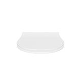 Abattant WC extra fin en duroplast SLIM avec frein de chute Blanc