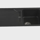 Évier granit noir Schock FORMHAUS 1 bac 1 égouttoir
