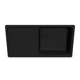 Évier granit noir Schock FORMHAUS 1 grand bac - 1 égouttoir