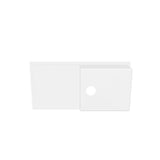 Evier inox Helika LUNY 1 grand bac 1 égouttoir gauche