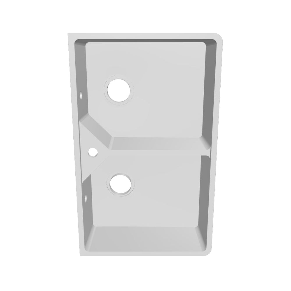 Évier timbre d'office céramique blanc VitrA BELFAST 2 bacs