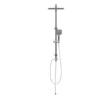 Colonne de douche EASY DELUXE chromé avec pommeau de douche effet pluie - raclette incluse